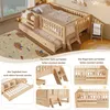 Lit d'enfant Merax 90 x 200 cm, lit plateforme avec lit Voir les images du produit 5