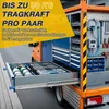 Peviasot, set di 2 guide estraibili per cassetti, lunghezza Anteprima dell’immagine prodotto 3