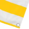 vidaXL Balkónová zástěna, žlutá a bílá, 100 x 800 cm, Náhled obrázku produktu 4