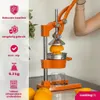 Sareva Citruspers - Gietijzer - Model Sifon - Zwart Productafbeelding-voorbeeld 2