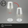 Briloner Lampe de table sans fil, tactile, hauteur Voir les images du produit 3
