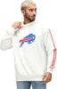 Recovered NFL Buffalo Bills Fleece Hoodie Ecru (Naturweiß) Náhľad obrázku produktu 6