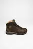 A single brown hiking boot is shown against a white background. Produktbild-Vorschau