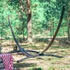 Stelaż na hamak dwuosobowy metalowy czarny mocny wytrzymały Podgląd zdjęcia produktu 2