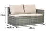 Polyrattan Lounge-Set mit Kissenbox inkl. Gasdruckfeder Produktbild-Vorschau 9