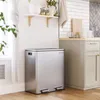 SONGMICS Mülltrenner 2 x 30,0 l silber Produktbild-Vorschau 21