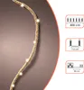 Tau 400 cm mit LED Beleuchtung - warmweiß / 60 LED - Produktbild-Vorschau 2