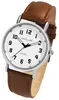 Excellanc Herrenuhr mit Kunstlederionsarmband Leuchtzeiger, Produktbild-Vorschau 4