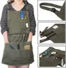 Professionelle Canvas-Schürze mit Taschen für Damen und Produktbild-Vorschau 1