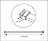 N Form:140cm Haltestange Stabilisator Stabilisierungsstange Produktbild-Vorschau 2