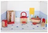 goki 51959 Puppenmöbel Badezimmer, rot/natur (1 Set) Produktbild-Vorschau 6