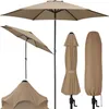KINGSLEEVE® Parasol inclinable Ø 300cm taupe Parasol en Voir les images du produit 1