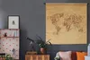 MuchoWow® Wandteppich Wandbehang Weltkarte - Vintage - Produktbild-Vorschau 6