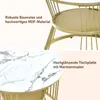 Set aus 2 runden Couchtischen, modern, mit glänzender Produktbild-Vorschau 5