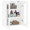 vidaXL Nástěnná skříňka bílá 69,5x34x90 cm Náhled obrázku produktu 5
