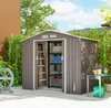 Domek ogrodowy Outsunny 2,42 m², z dachem dwuspadowym, Podgląd zdjęcia produktu 2