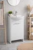 Meuble de salle de bain avec vasque blanche avec mitigeur Voir les images du produit 3