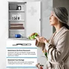 Jago® Medizinschrank - Abschließbar, 4 Fächer, Stahl, Glas, Produktbild-Vorschau 4