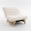 KLAM HOME Relaxsessel Loungesessel Sessel Weißer Produktbild-Vorschau 2