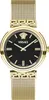 Versace VETCA0724 Mythos schwarz gold Edelstahl Armband Uhr Produktbild-Vorschau 1