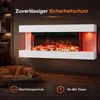 COSTWAY, chimenea eléctrica de 32 pulgadas, de 3 lados, Vista previa de la imagen del producto 9