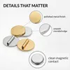 Magnetische Broschen-Adapter, 4 Stück, 1,5 cm, Gold/Silber Productafbeelding-voorbeeld