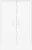 vidaXL Schuhschrank Weiß 60x35x92 cm Holzwerkstoff Produktbild-Vorschau 9