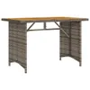 The Living Store 2-tlg. Garten-Essgruppe mit Kissen Grau Produktbild-Vorschau 6