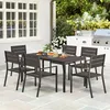 Outsunny Sitzgruppe 7-teilig Essgruppe für 6 Personen Produktbild-Vorschau 2