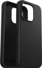 A black OtterBox Symmetry iPhone 15 Pro case is shown from a diagonal angle, with the inside of the case visible. Náhľad obrázku produktu