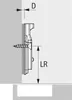 HETTICH Veosys Kreuzmontageplatte, Distanz 0mm, Edelstahl Produktbild-Vorschau 4