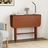 COSTWAY 90x90 cm opklapbare eettafel, eettafel voor 2-4 Productafbeelding-voorbeeld 9