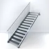 Stahltreppe 13 Stufen bis Höhe 260 cm, Laufbreite : 120 cm Produktbild-Vorschau 1