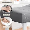 Barstoelen voor het keukenblok, met voetsteun. Grijs Productafbeelding-voorbeeld 4
