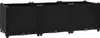 A black rectangular planter box with a woven texture, shown from a slight diagonal angle. Náhľad obrázku produktu