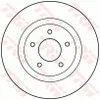TRW Bremsscheiben (2 Stück) Vorderachse DF4964 Produktbild-Vorschau 3