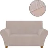 vidaXL Stretch hoes voor bank, beige, polyester jersey Productafbeelding-voorbeeld 3