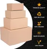 A stack of cardboard boxes with marketing text and icons on the right side. Produktbild-Vorschau