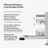 Klarstein Velaire Geschirrspüler 45cm - Halbintegriert, 10 Produktbild-Vorschau 5