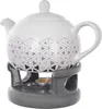 KADAX Théière 1L avec réchaud Set, Cafetière en porcelaine Voir les images du produit 7