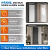 BELVIT Elektroheizkörper 2000 W Mattschwarz mit Smart WLAN Produktbild-Vorschau 2