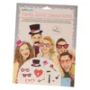 Party Foto Verkleidung Maske auf Stick Herz Rose Kussmund Produktbild-Vorschau 12