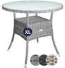 CASARIA® Tavolo Rotondo da Giardino Polyrattan Ø 80 Piano Anteprima dell’immagine prodotto 1