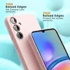 A close-up marketing image showing a pink phone case on a light blue background, highlighting its raised edges for camera and screen protection. Náhľad obrázku produktu