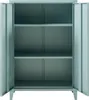 An empty, open metal cabinet with shelves. Náhled obrázku produktu