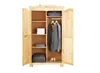 Gends Kleiderschrank 2 Türen, natur. Produktbild-Vorschau 2