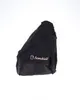 A black helmet bag with a logo on a white background. Produktbild-Vorschau