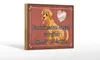 Holzschild Spruch 18x12cm Hundeküsse Kummer und Sorgen Produktbild-Vorschau 1