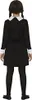 A person wearing a black dress with a white collar and cuffs, and black tights and shoes. Náhled obrázku produktu