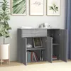 vidaXL Credenza Grigio Sonoma 88x30x70 cm Materiale a base Anteprima dell’immagine prodotto 11